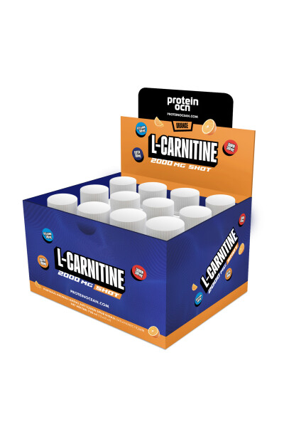 L-Carnitine Shot - Orange - 60ml - Pack of 12 - 1