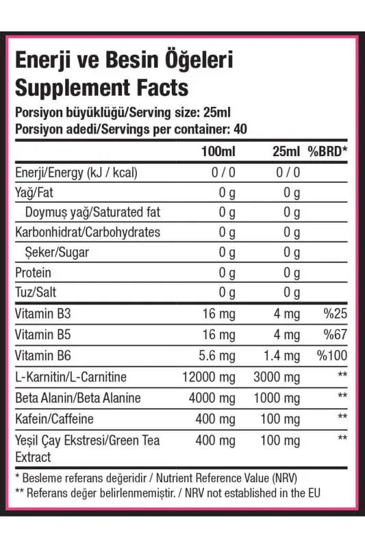 L-Carnitine Thermo 3000 - 1000 ml - Green Apple Flavor - 33 Servings - L-carnitine - 2