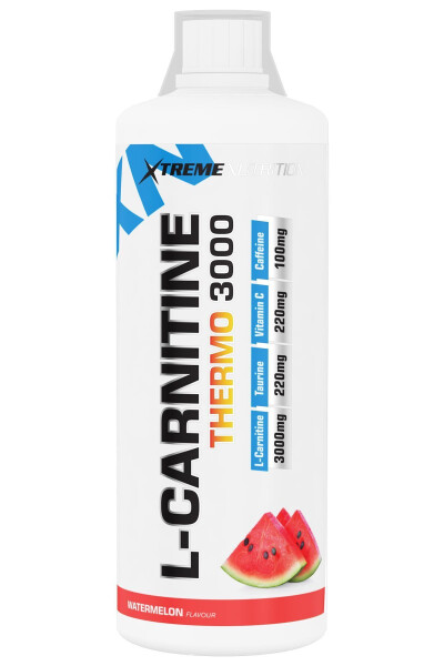 L-carnitine Thermo 3000 - 1000 ml - Watermelon Flavored - 33 Servings - L-carnitine - 1