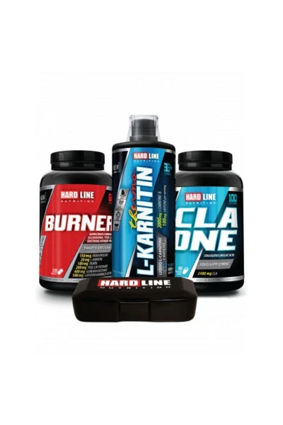 L-Carnitine Thermo Green Apple + Cla One + Burner Combination - HARDLINE
