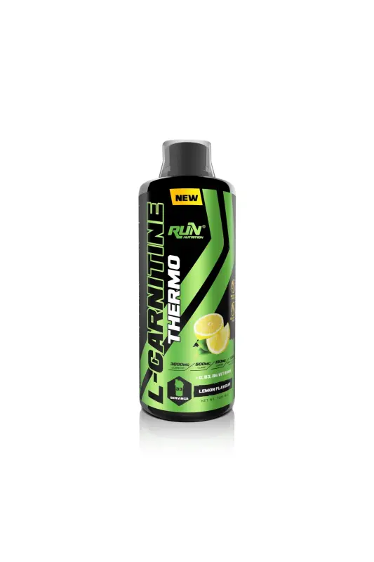 L-karnitin - 1 Lt - Limon ta'mli - 3000mg - 33 taom - Sovg'a bilan - RUN NUTRITION