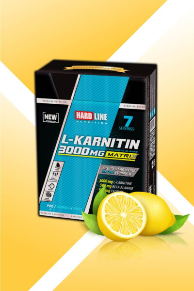 L-karnitin 30 ml Limon ta'mli 7 dona - HARDLINE (1)