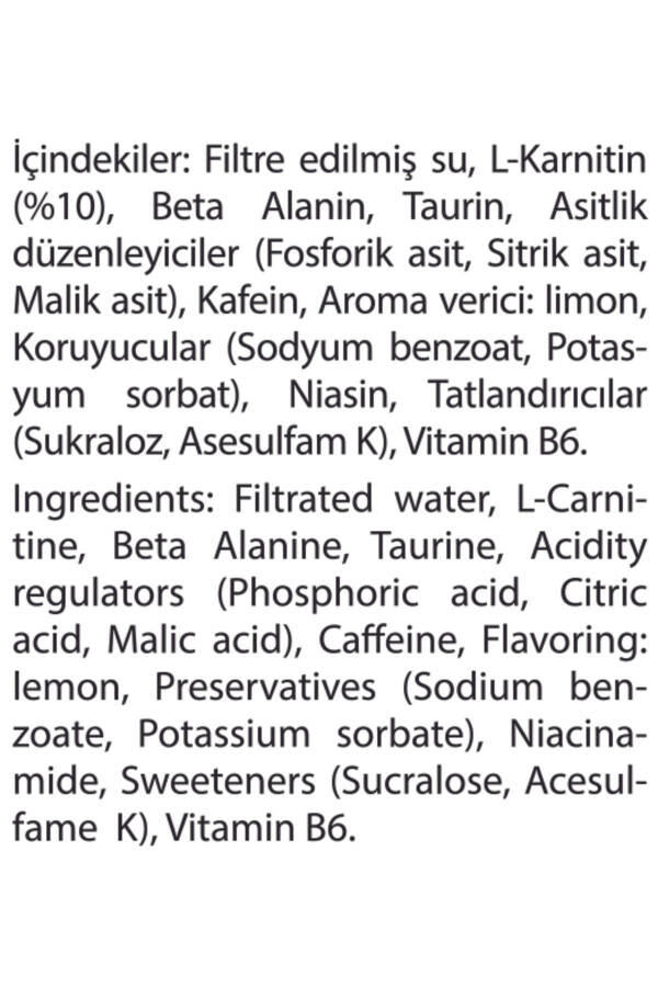 L-karnitin Matris Limon Aromalı 20 Adet - 3