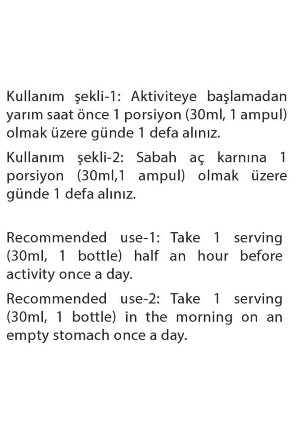 L-karnitin Matrits Limon Ta'mi 20 Dona - 8