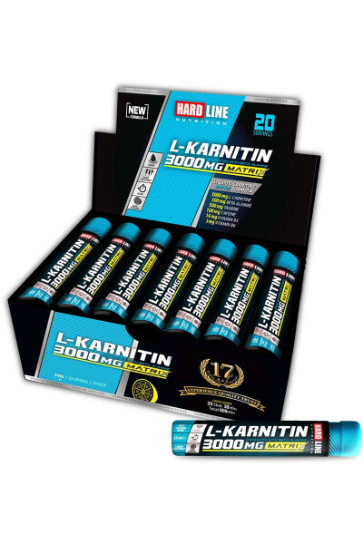 L-Karnitin Matrix 3000 Mg 20 Ampul - Limon Aromalı - 11