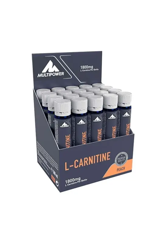 L-carnitine Liquid Forte 1800 mg 20 Ampul Şeftali Aromalı - 1