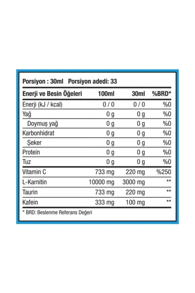 L-karnitin Thermo 3000 - 1000 ml - Karpuz Aromalı - 33 Servis - L-karnitin - 2