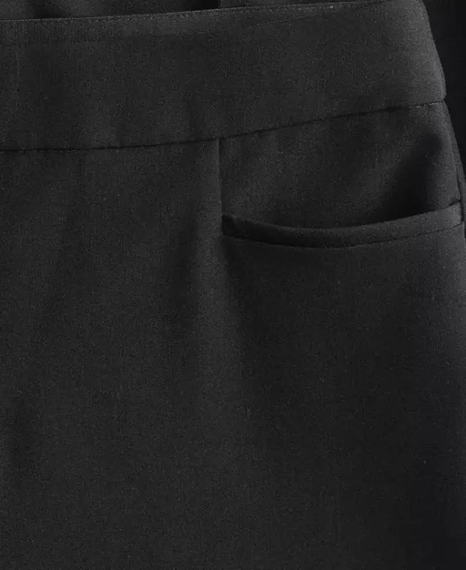L-Pocket Straight-Leg Shim, Petite va Petite Short, Modazone uchun yaratilgan-To'q qora - 5