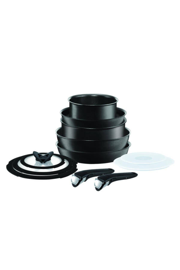 L65095 Ingenio Titanium Expertise Большой набор сковородок и кастрюль 12 предметов - 1