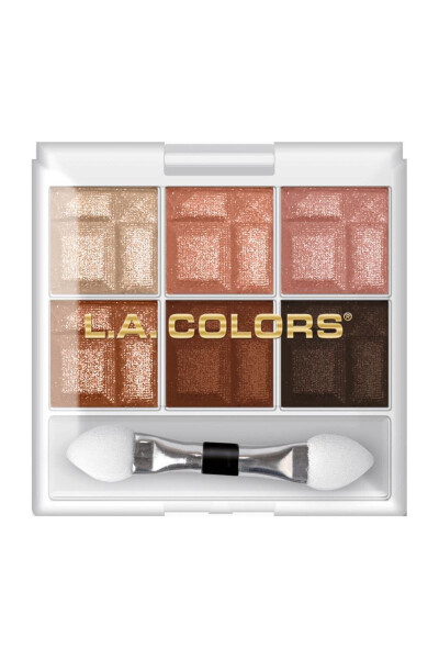 La Colors 6 Color Eyeshadow Palette - Earthy - 1