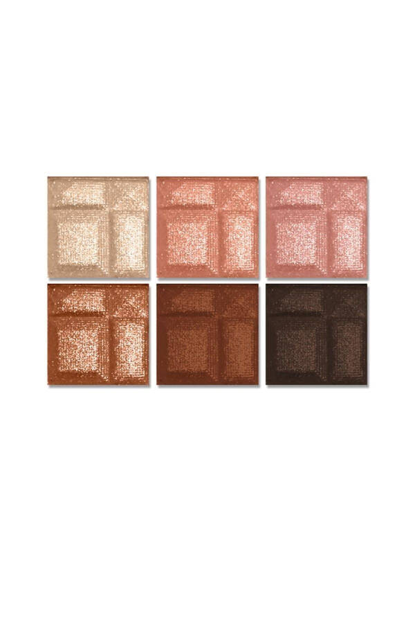 La Colors 6 Color Eyeshadow Palette - Earthy - 2