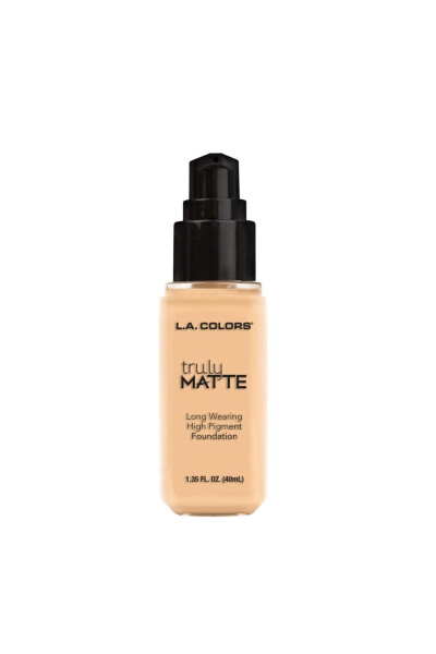 La Colors Truly Matte Fondöten - Porselen 40ml - 3