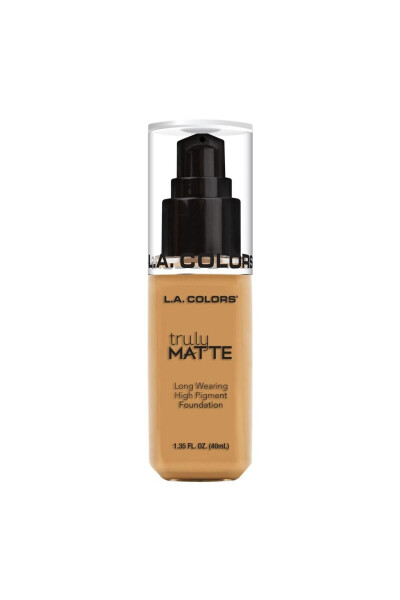 La Colors Truly Matte Fondöten - Golden Beige 40ml - 1