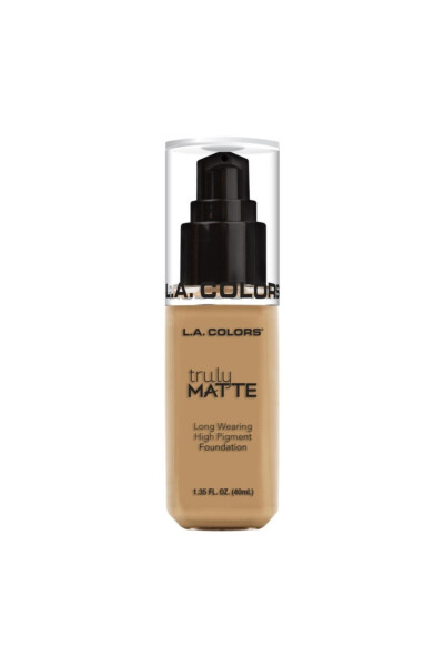 La Colors Truly Matte Fondöten - Orta Bej 40ml - 4