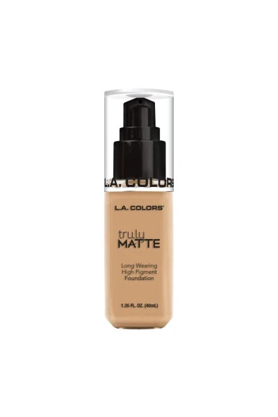 La Colors Truly Matte Foundation - Natural 40ml - L.A COLORS