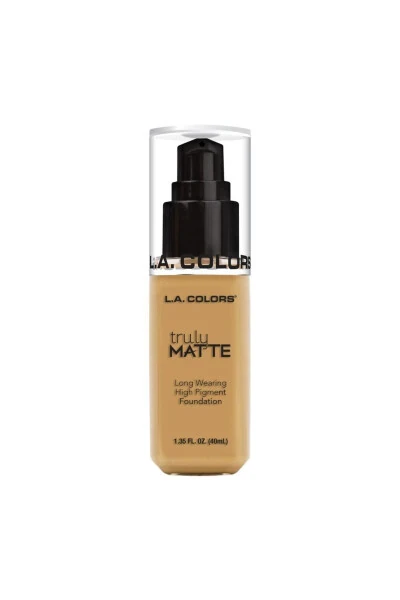 La Colors Truly Matte Foundation - Nude 40ml - L.A COLORS