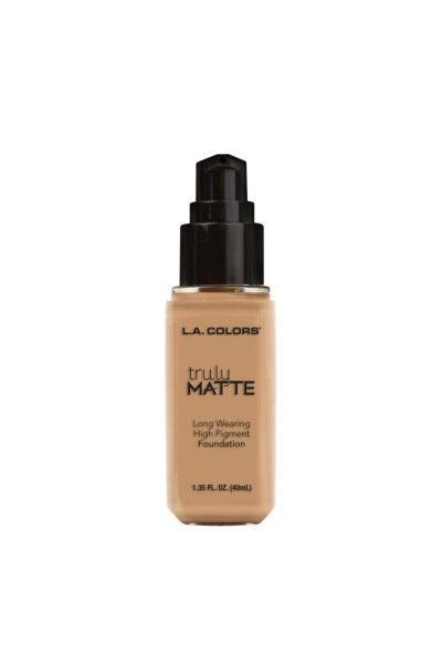 La Colors Truly Matte Foundation - Soft Beige 40ml - 4