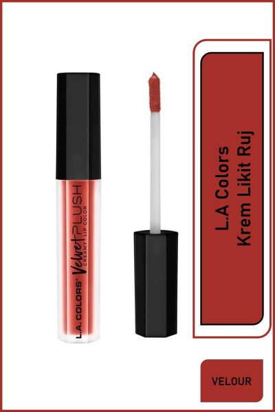 LA COLORS Velvet Plush Creamy Suyuq Labial - Velour - L.A COLORS