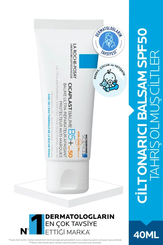 La Roche-Posay Cicaplast Baume B5 SPF50 Cream 40 ml - LA ROCHE POSAY