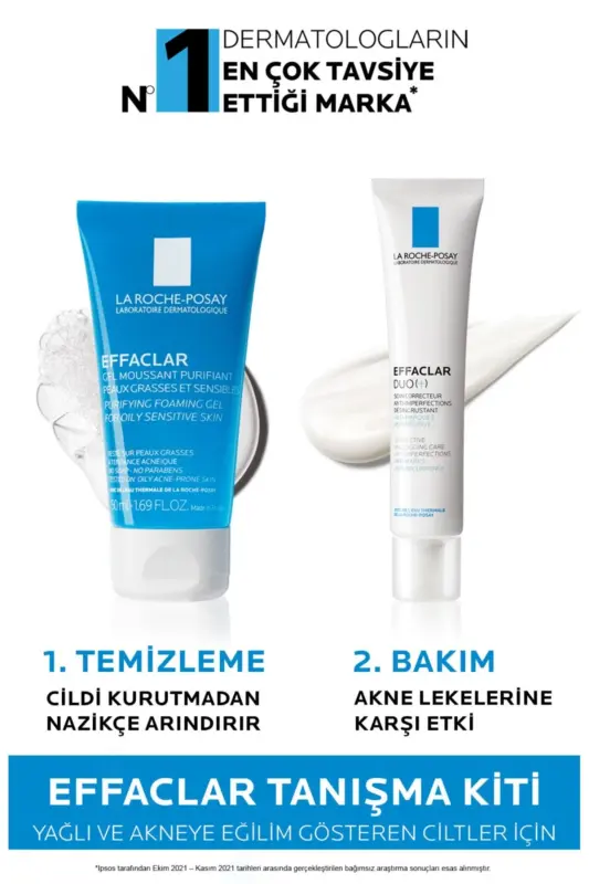 La Roche-Posay Effaclar Duo 15ml Effaclar Gel 50ml Set - 2