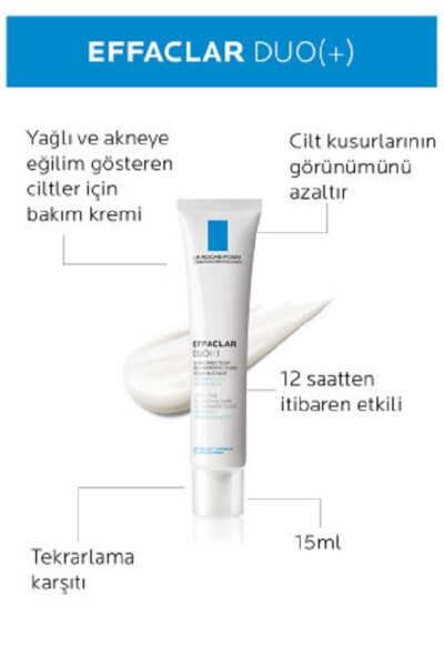 La Roche-Posay Effaclar Duo 15ml Effaclar Gel 50ml To'plam - 6