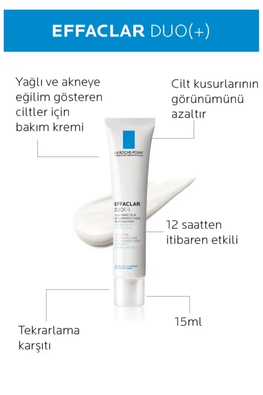 La Roche-Posay Effaclar Duo 15ml Effaclar Jel 50ml Set - 3