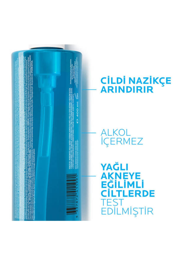 La Roche-Posay Effaclar Jel Temizleme Jeli Yağlı/Akneye Eğilim Gösteren Ciltler 400ml - 9