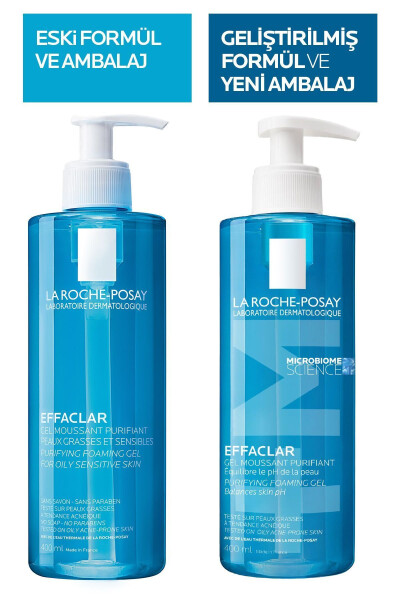 La Roche-Posay Effaclar Yuvishtirish Jeli, Yog'li/Akneli Teriga 400ml - 2