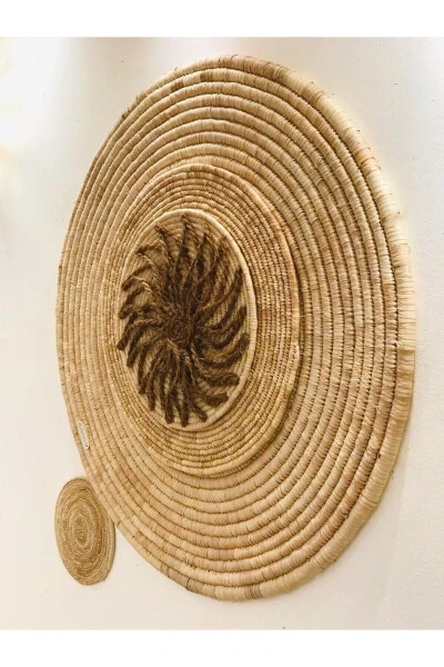 La rose Rattan Wall Decor_ Set of 4 - Modazone