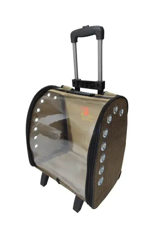 La Vista Kale Rolling Suitcase Carrying Bag Khaki-Khaki - 3