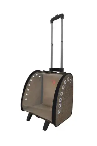 La Vista Kale Rolling Suitcase Carrying Bag Khaki-Khaki - 6