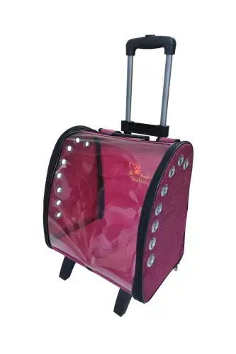 La Vista Kale Rolling Suitcase-Pink - 3