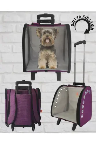 La Vista Kale Wheeled Travel Bag Purple-Purple - 1