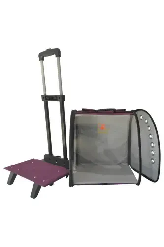 La Vista Kale Wheeled Travel Bag Purple-Purple - 3