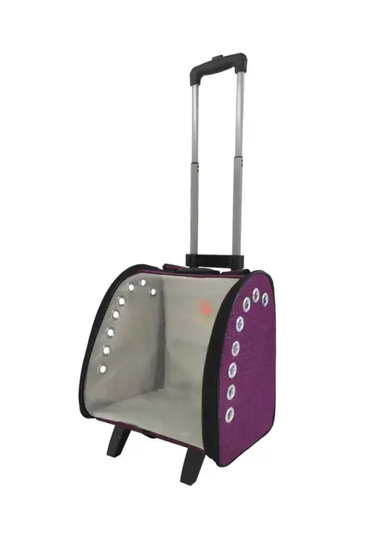 La Vista Kale Wheeled Travel Bag Purple-Purple - 5