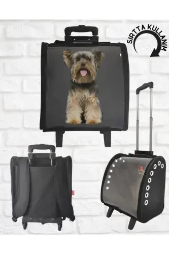 La Vista Kale Wheeled Trolley Carry-on Bag - Black - 1