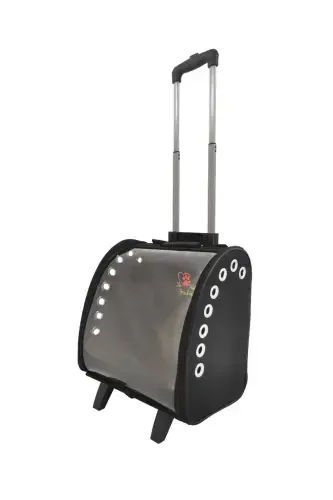 La Vista Kale Wheeled Trolley Carry-on Bag - Black - 5