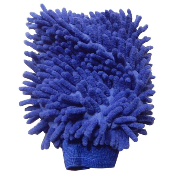 Lab88 Microfiber House Cleaning and Car Wash Mitts - (2-pack) - Double Sided Chenille Microfiber Glove - Cleaning Cloth Mitten (Multi-Color, 2-pack)-2-PACK - 3