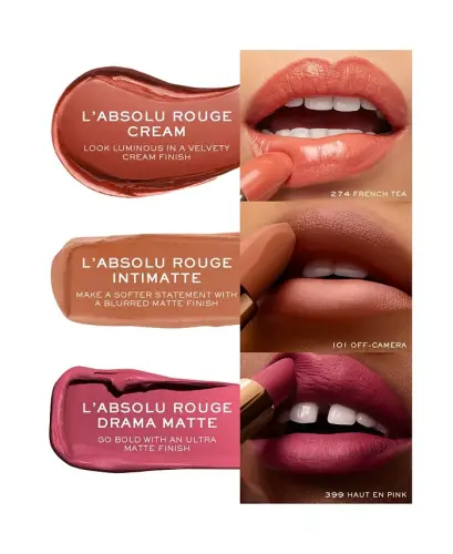 L'Absolu Rouge Cream Lipstick - 387-Crushed-Rose - 8