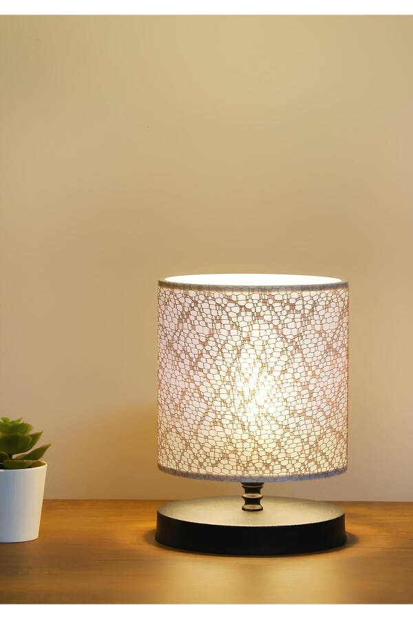 Lace Design Lampshade Mini Size Fabric And Pvc Headings - 2