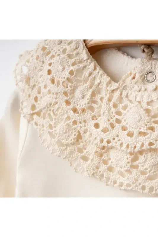 Lace Jumpsuit-Beige - 2