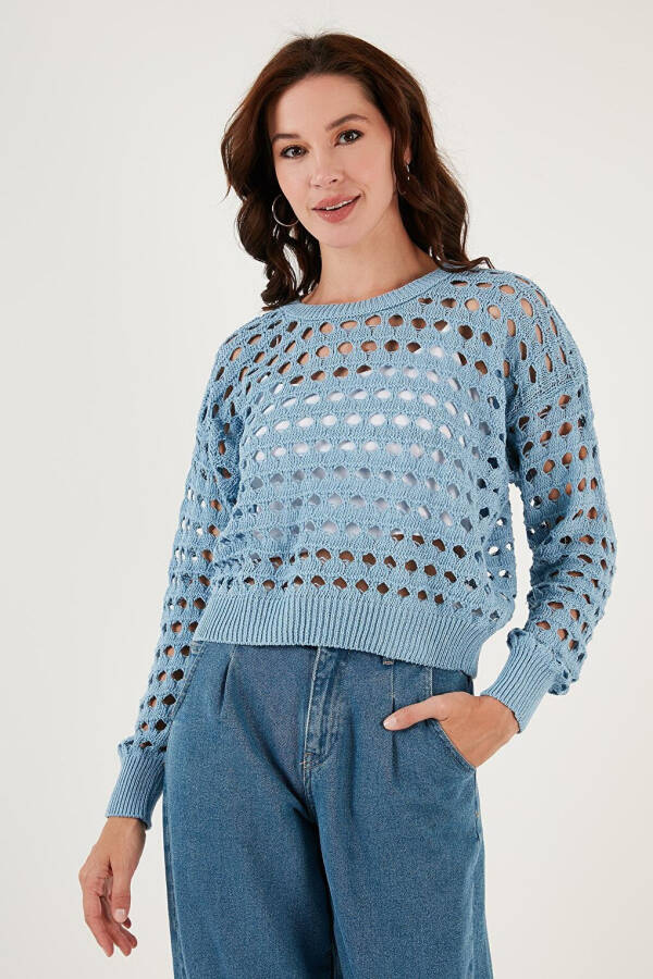 Lace Knit Sweater 6071533 - 17