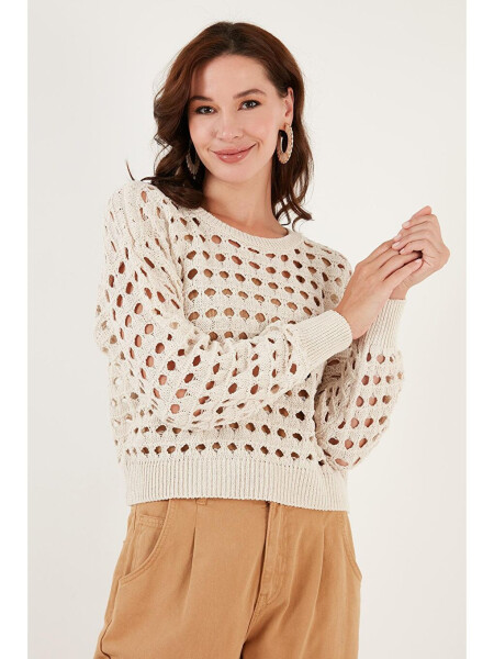 Lace Knitted Sweater 6071533 - 7