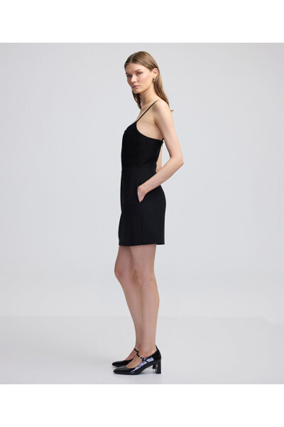 Lace mix mini dress - 5