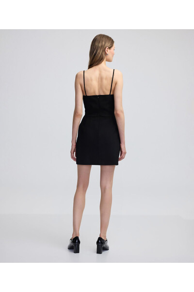 Lace mix mini dress - 6