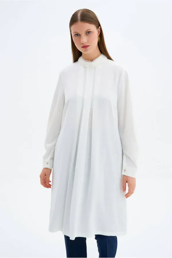 Lace Trimmed Tunic - 2