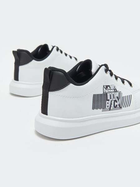 Lace-Up Boys' Sneakers - 10