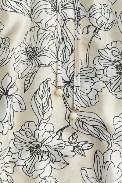 Lace-up detail dress - 5