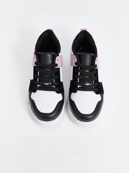 Lace-up Girls' Sneakers - 3