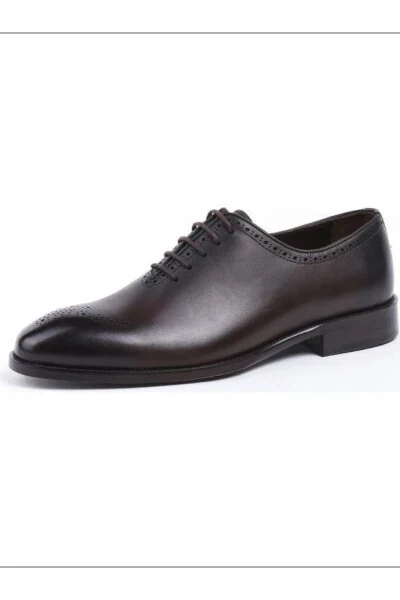 Lace-Up Leather Classic Men's Shoes medical orthopedic sole most preferred model - PIERRE CARDIN (1)